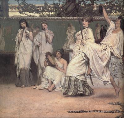 Alma-Tadema, Sir Lawrence A Private Celebration (mk23) oil painting image